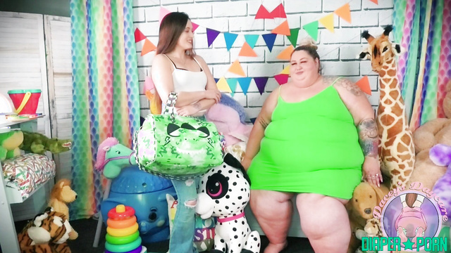 Farting and eating while regressed in diapers - Dacey's Daycare