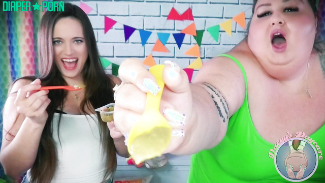 Farting and eating while regressed in diapers - Dacey's Daycare