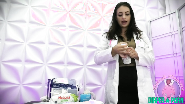 Nurse Dacey Creaming and Powdering Before Lesbian Fun - Dacey's Daycare