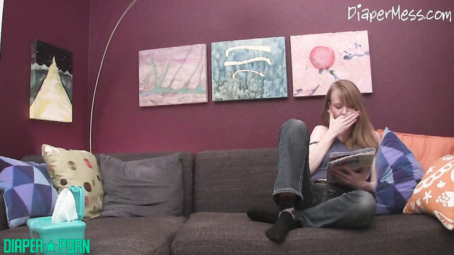 Brunette redhead duo talking dirty - DiaperMess