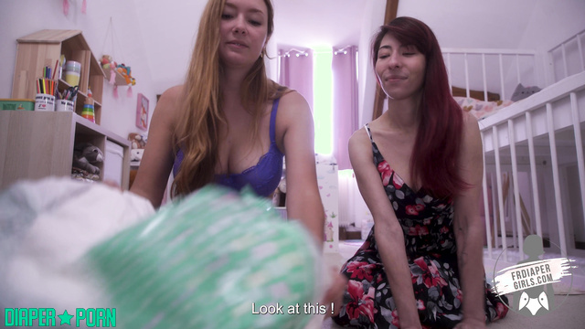 Redhead Exes Strap On and Diaper You - FRDiapergirls