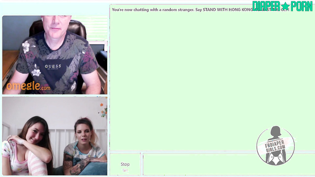 Drunk girls' wild prank, giggling mess - FRDiapergirls