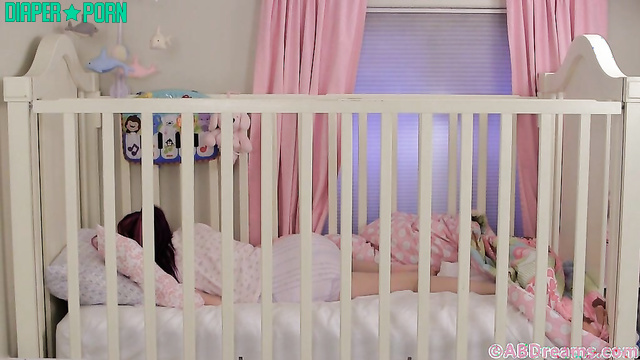 Ageplay regression with diaper change and naughty touch - ABDreams