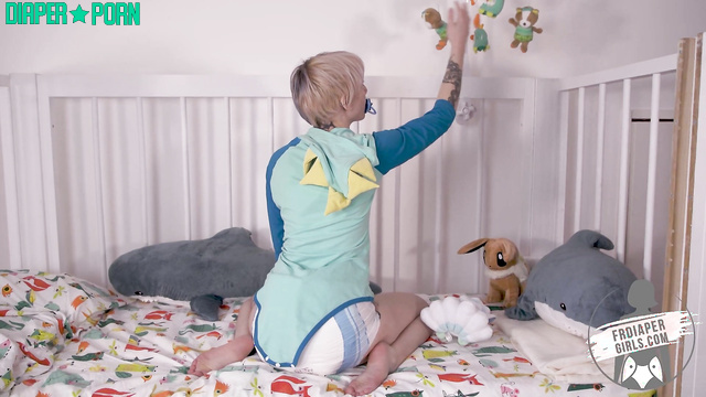 Thick diapered sisters giggle as mess leaks - FRDiapergirls
