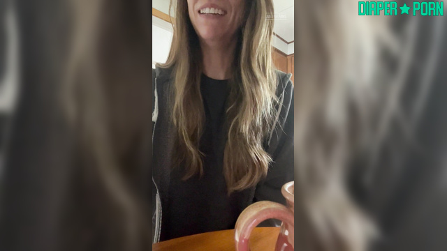 Brunette moaning, diaper flooded and messy - LolaAndThenSome