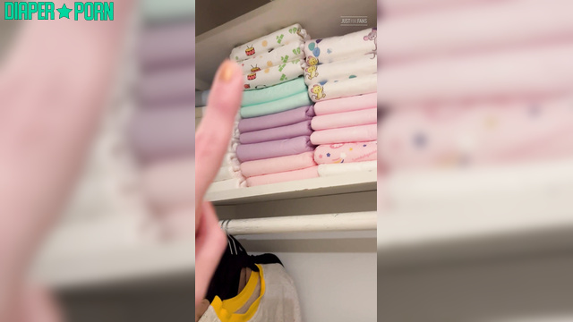 Topless brunette grinding with soggy diaper - LolaAndThenSome