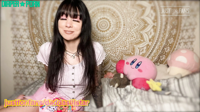 Soft diaper tease, fingers pressing under - daddaslilstar