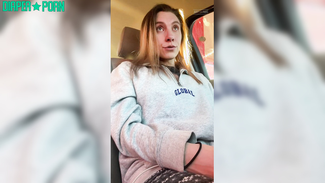 Redhead in parked car, teasing with naughty stories - PaddedkittenVuittQn