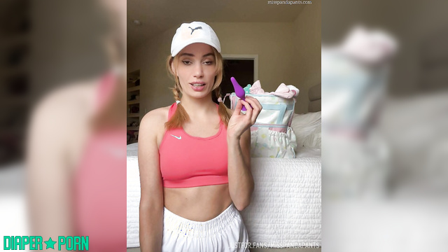 Misspandapants - Packs her bag with diapers and a bottle before tennis