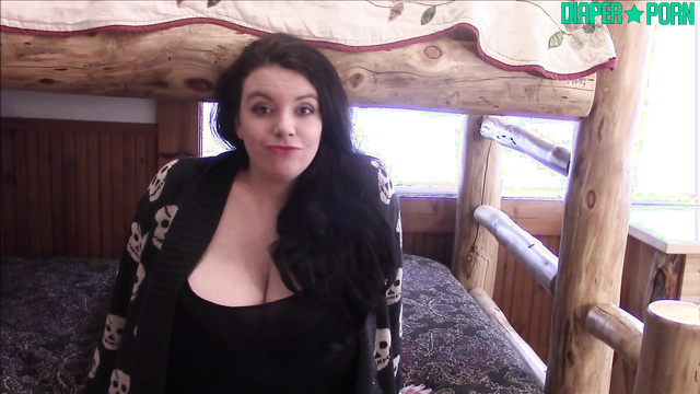 BBW brunette teasing with big tits bouncing – Lovely Lilith