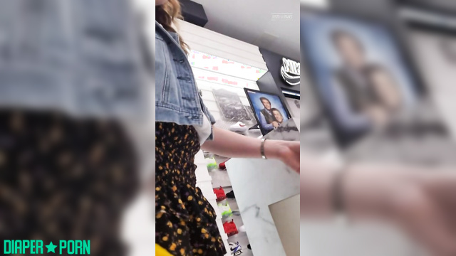 Mini skirt upskirt tease, no panties thrill - BabyFluffyBunny