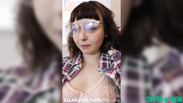 Ella Raine ABDL - Teasing stroll in diaper while topless on a warm sunny afternoon