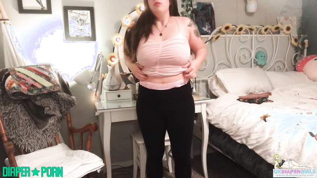 Hairy BBW's Toy Grinding in Fresh Pampers - UKDiaperGirls