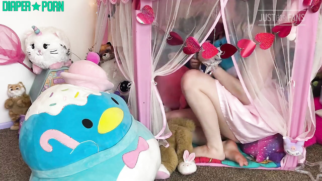 Naked tattooed tease changing in secret - Succubunnie