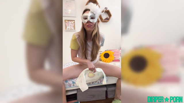LolaAndThenSome - Diaper change wearing face mask