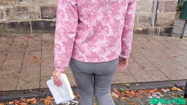 Messy diaper change in public, panties squishing - TinkerNina