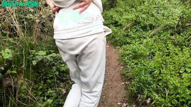 Walking outdoors with nappy snug and squishy - DiaperRosie