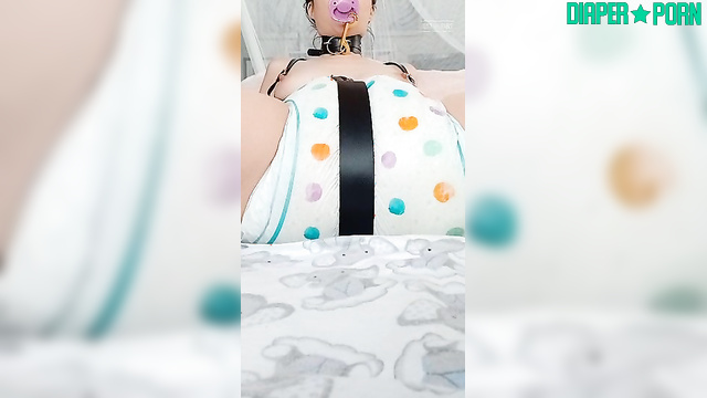 Bound tight, moaning as she's punished in regression - wetbbybrat