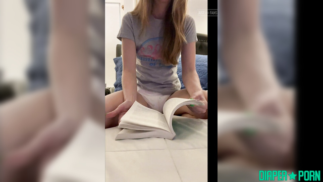 Daddy's Ageplay: Brunette Moaning in Fresh Diaper - LolaAndThenSome