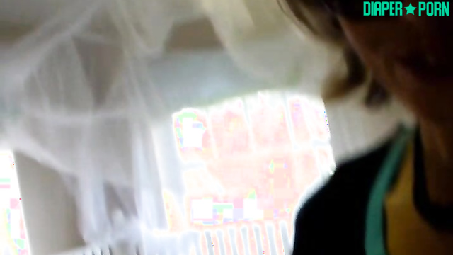 Stepmom jerks me off, puts on diaper with cum - Domination For Your Own Good