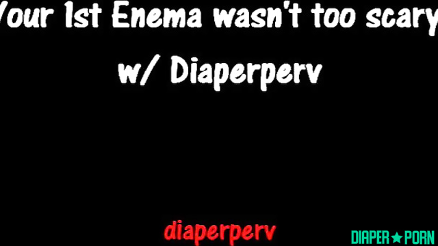 Caregiver fills tight with enema, moans of relief - Ineed2pee Ineedamommy Abdl Diapers