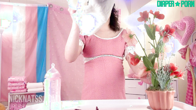 Pregnant trans girl humiliates with ageplay - Knicknatz