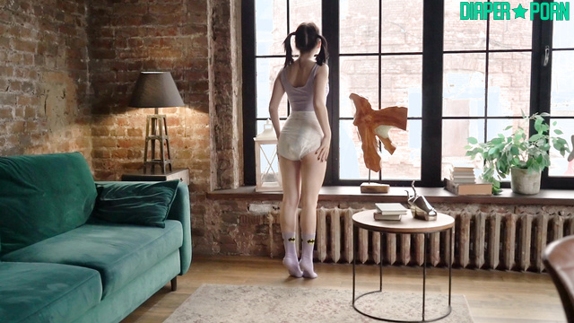 Age regression solo with powder fetish play - Diapers Days