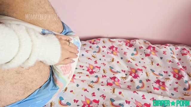 Couple's First Messy Diaper Change Fetish - Mommyandbabybruce