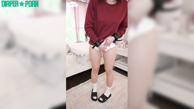 Handcuffed and Humiliated in Diaper - Sophie Little