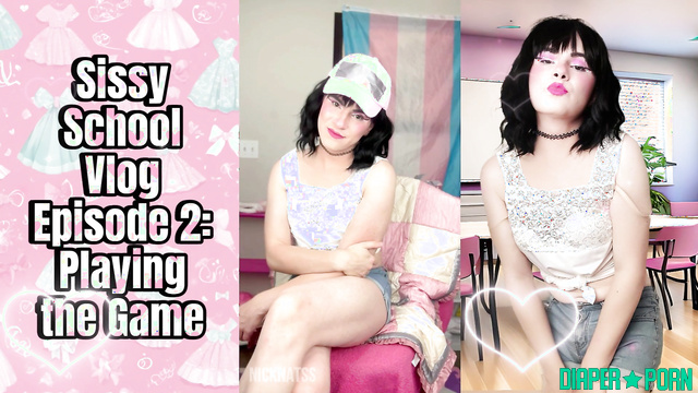 Sissy trans moaning loud in age regression - Knicknatz