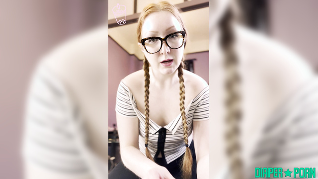 Babysitter's duct tape bondage, diaper humiliation - Miss Epiphany Clips