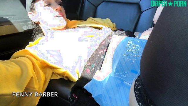 Diapered and humiliated on road trip with daddy - Pampered Penny