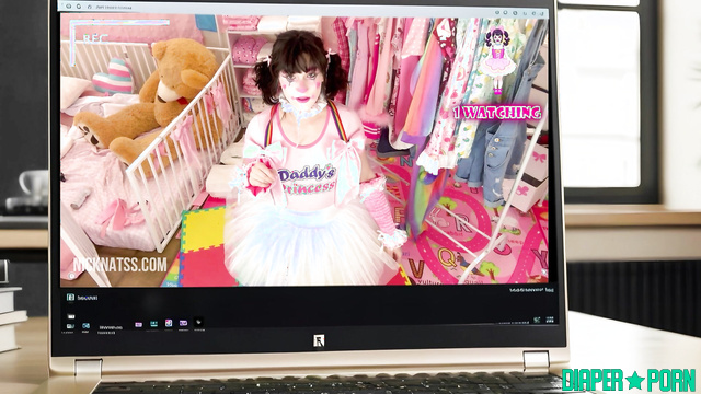 KnickNatz - Submit to a Crazy Diaper Trans Clown Girl