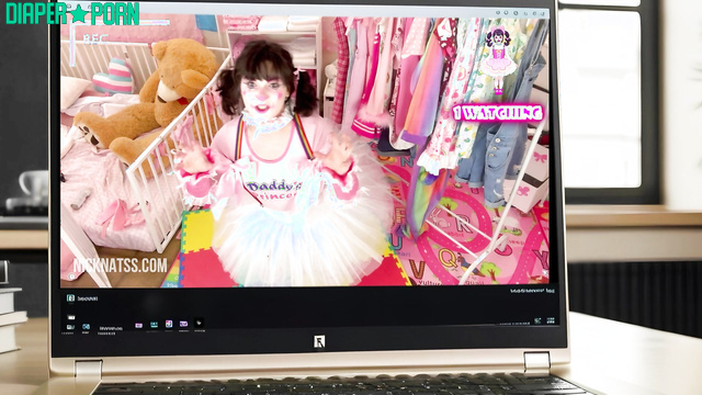 KnickNatz - Submit to a Crazy Diaper Trans Clown Girl