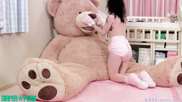 Bondage punishment in diapers, Luna's regression - ABDreams
