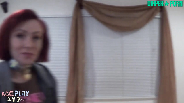 Arya Violet dancing in regression, diaper wetting - Ageplay 247