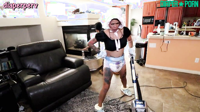 Ineed2pee Ineedamommy ABDL Diapers - Diaper Fetish ABG Loosey Lu diapered & has to wear it all day