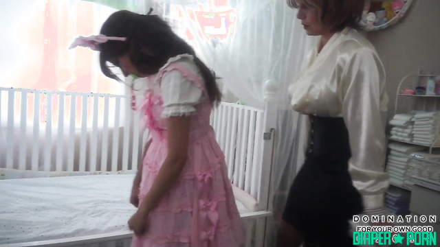 Diapered Schoolgirl Spanked to Orgasmic Submission - Domination For Your Own Good