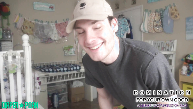 MILF Katherine dominates, diaper humiliation POV - Domination For Your Own Good