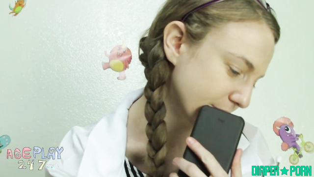 Suzie Q in Regression: Handjob While Diaper Changes - Ageplay 247