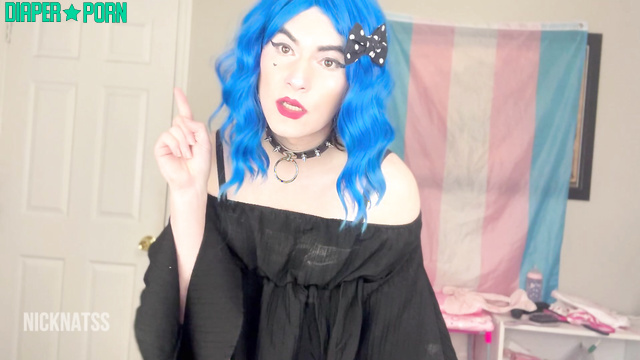 Trans Girl in Control: Diapered Beta Moaning in Regression - Knicknatz