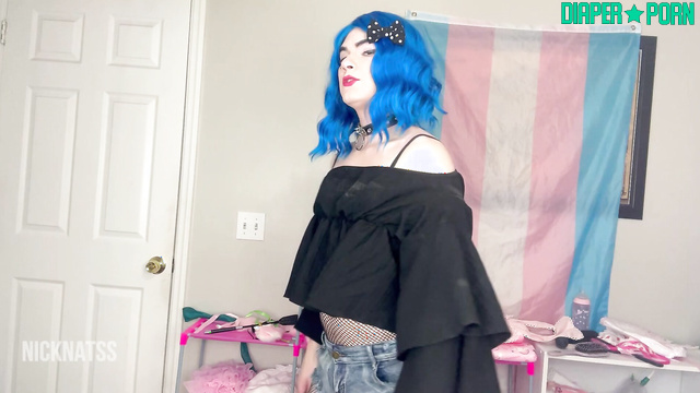 Trans Girl in Control: Diapered Beta Moaning in Regression - Knicknatz