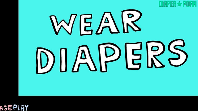 Cartoon pampers rave with ageplay vibes - Ageplay 247