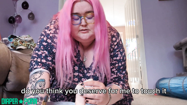 POV: Naughty boy's wet diaper changed with handjob - DisabledDaisyBBW