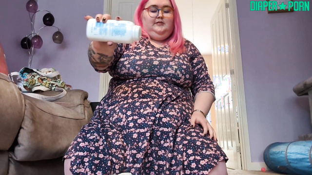 POV: Naughty boy's wet diaper changed with handjob - DisabledDaisyBBW