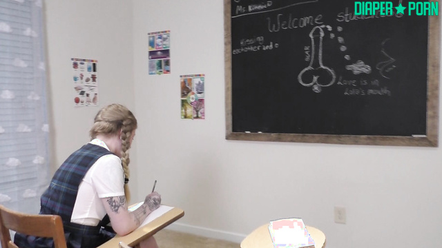 Gagged and Vibrating Under Teacher's Punishment - TheABDaycare