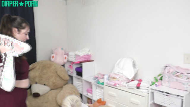 Tribbing toys and moans in diapered playdate - TheABDaycare