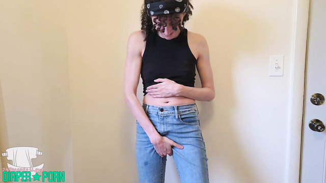 Diaper Slave Harley - Harley's Oops Moment: Leaking Diaper Leads to Public Humiliation