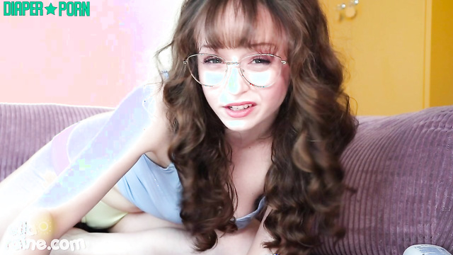 Dirty Talk POV: Ella Wraps Pampers on His Dick - Ella Raine ABDL
