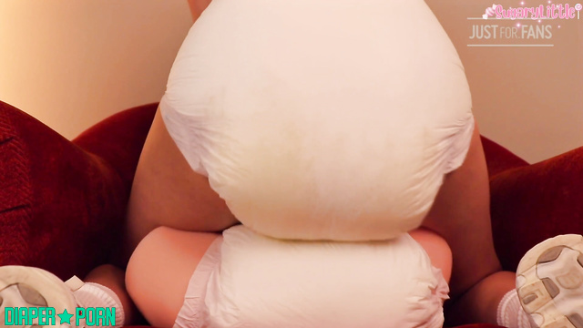 SugaryLittle - Playing with her tiny toy vagina and pleasuring herself